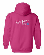 CB Guy Blue Left Chest and Back Pullover Hoodie - Unisex