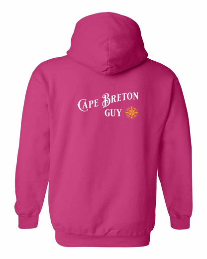 Cape Breton Guy yellow Left Chest and Back Pullover Hoodie