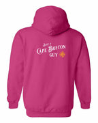 Just a CB Guy Yellow Compass Left Chest and Back Pullover Hoodie - Unisex
