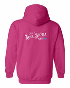 Just a NS Guy Blue Left Chest and Back Pullover Hoodie - Unisex