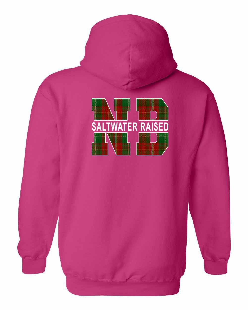 New Brunswick Saltwater Raised Left Chest and Back Pullover Hoodie