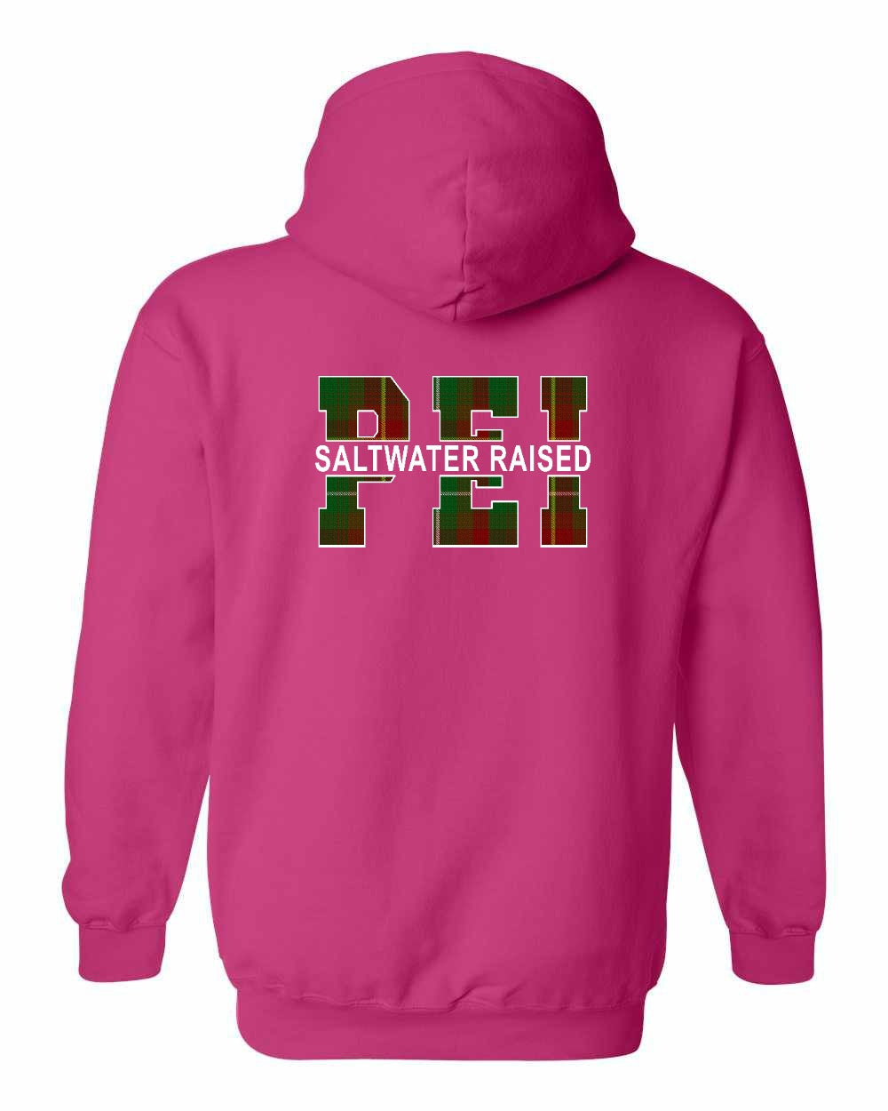 PEI Saltwater Raised Left Chest and Back Pullover Hoodie - Unisex