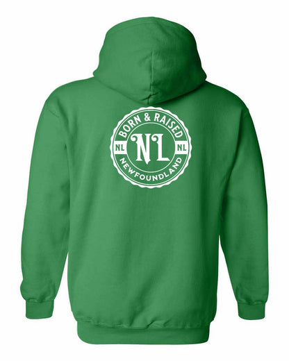 Born & Raised Newfoundland Left Chest and Back pullover