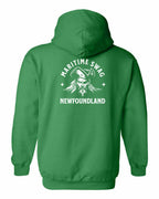 Maritime Swag NFLD Pirate Left Chest and Back Pullover Hoodie - Unisex