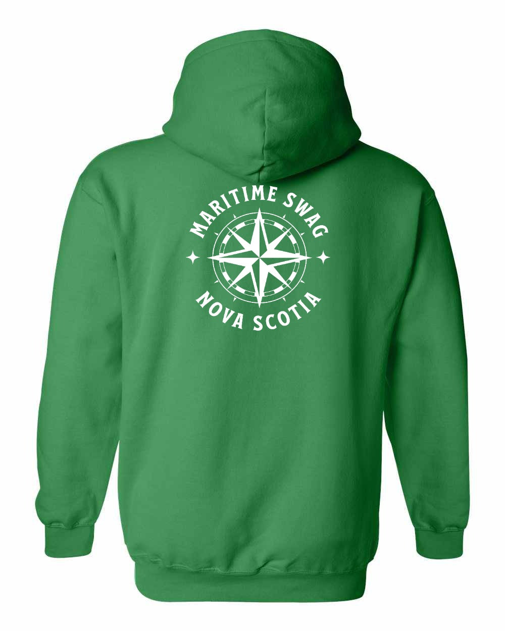 Maritime Swag Nova Scotia Compass Left Chest and Back pullover