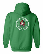 Gloves Off Beaver Left Chest and Back Pullover Hoodie - Gildan Canada (sewn Internationally) - Unisex