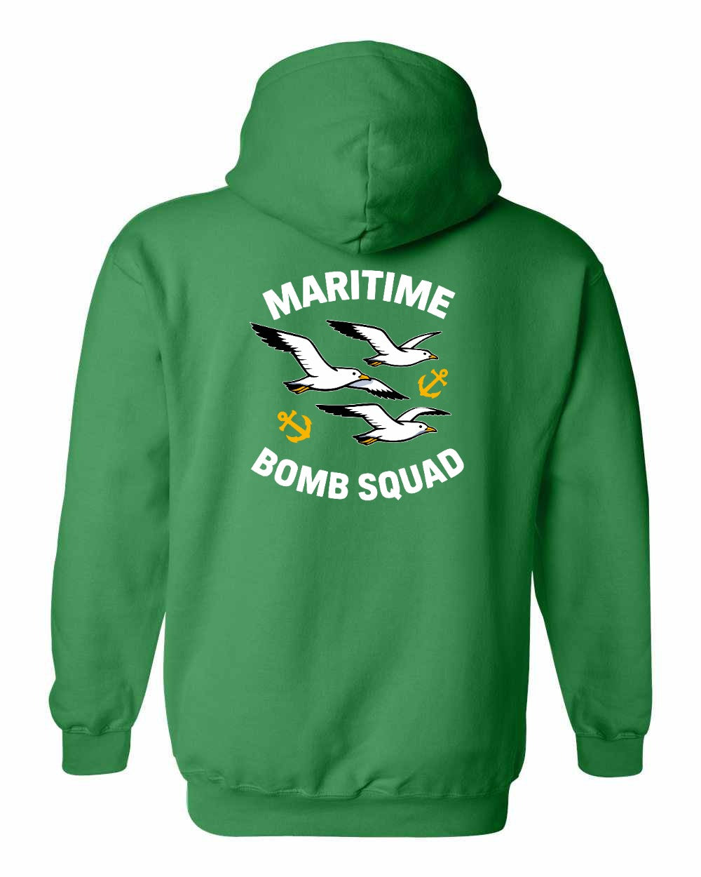 Maritime Bomb Squad Left Chest & Back Pullover Hoodie - Unisex
