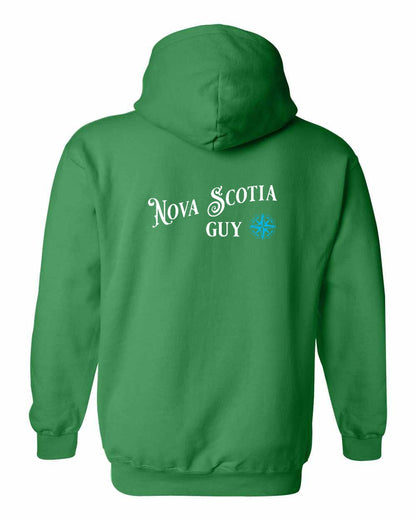 Nova Scotia Guy blue Left Chest and Back pullover