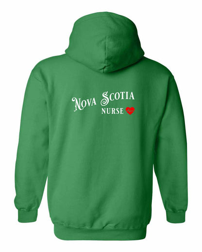Nova Scotia Nurse Left Chest and Back pullover