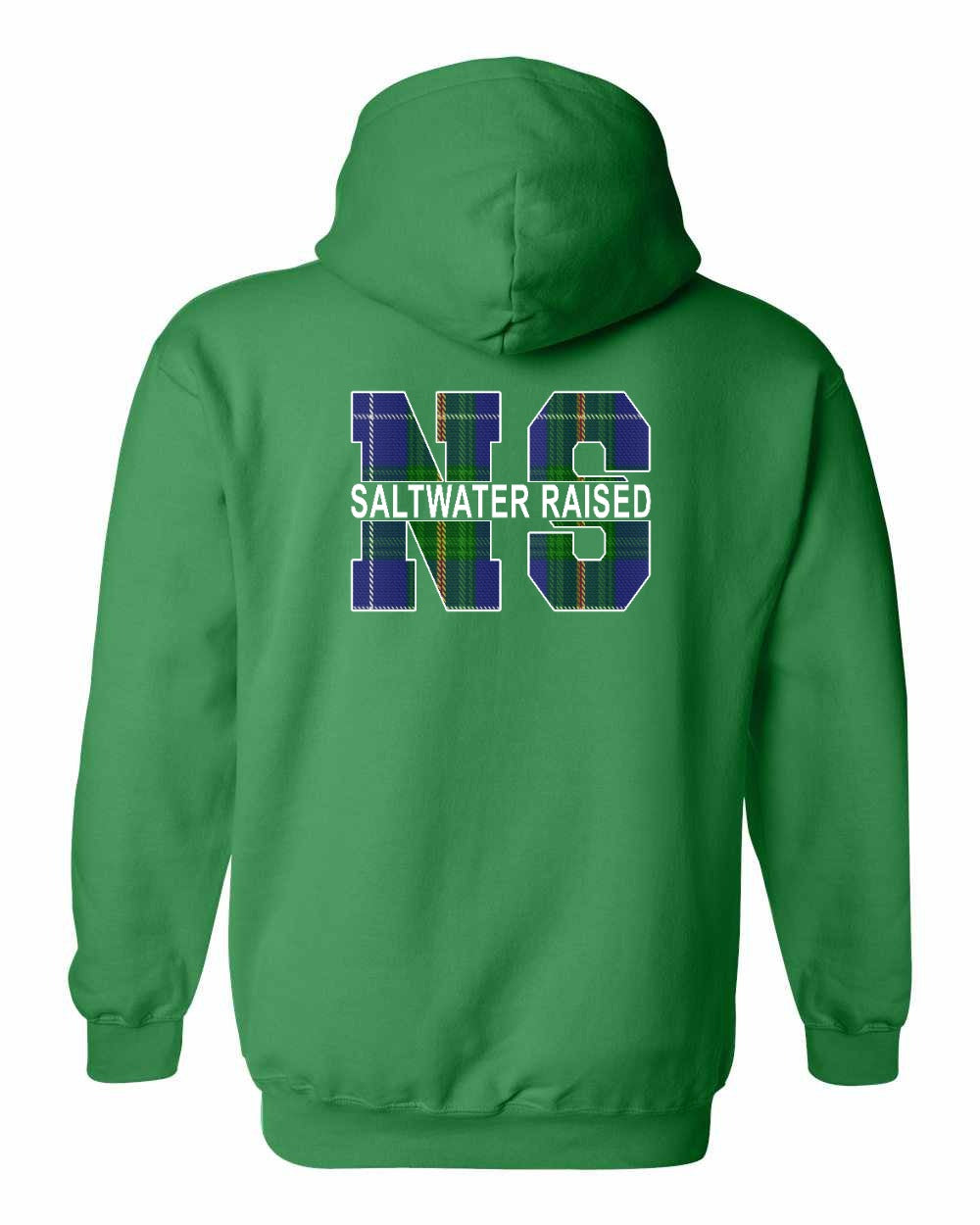 Saltwater Raised NS Left Chest and Back Pullover Hoodie - Unisex