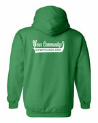 Custom Your Community Swoop (NFLD) Left Chest and Back Pullover Hoodie - Unisex