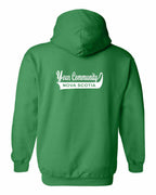 Custom Your Community Swoop (NS) Left Chest and Back Pullover Hoodie - Unisex