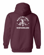 Maritime Swag NFLD Pirate Left Chest and Back Pullover Hoodie - Unisex