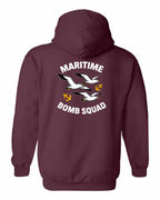 Maritime Bomb Squad Left Chest & Back Pullover Hoodie - Unisex