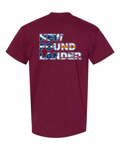 New Found Lander Left Chest and Back Men's Tee