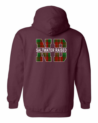 New Brunswick Saltwater Raised Left Chest and Back Pullover Hoodie