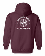 Maritime Swag CB Compass Left Chest and Back Pullover Hoodie - Unisex