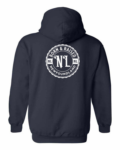 Born & Raised Newfoundland Left Chest and Back pullover