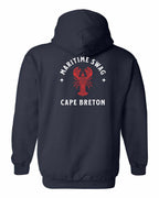 Maritime Swag CB Mandala Red Lobster Left Chest and Back Pullover Hoodie - Unisex
