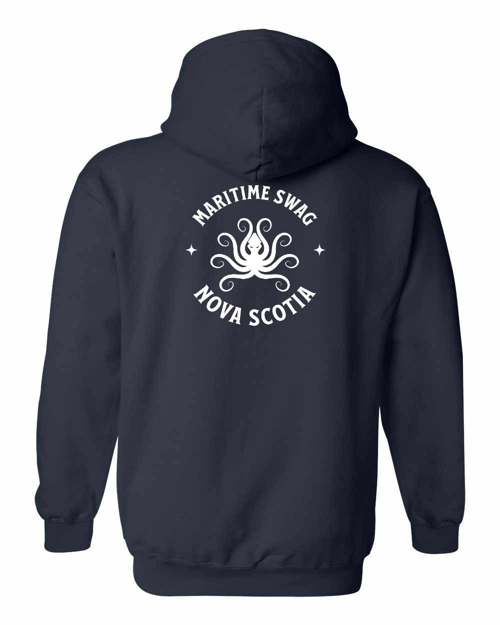 Maritime Swag NS Octopus Left Chest and Back Pullover Hoodie - Unisex