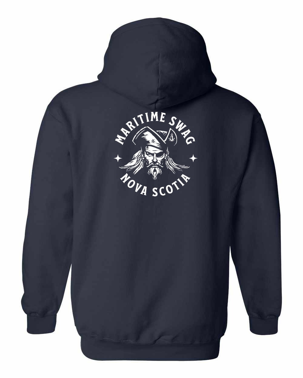 Maritime Swag Nova Scotia Pirate Left Chest and Back pullover