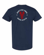 Maritime Swag NS Mandala Red Lobster Left Chest and Back Men's tee