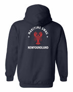 Maritime Swag NFLD Mandala Red Lobster Left Chest Pullover Hoodie - Unisex