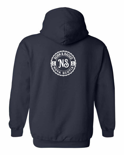 Born & Raised Nova Scotia Left Chest and Back pullover