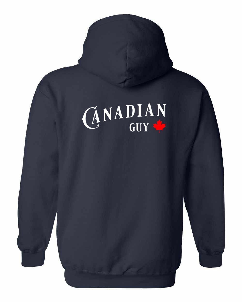 Canadian Guy Left Chest and Back Pullover Hoodie - Gildan Canada (sewn Internationally) - Unisex