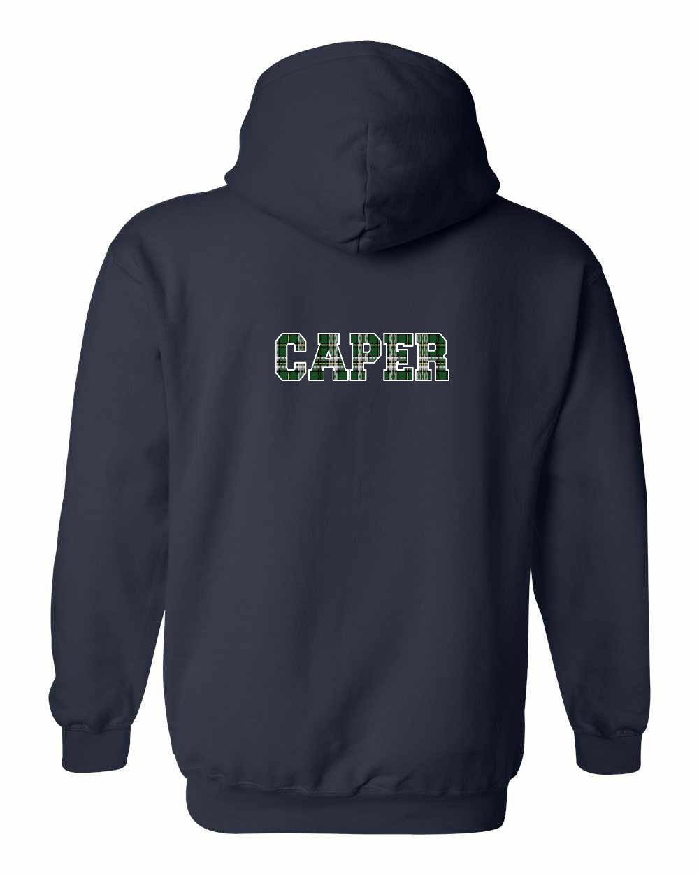 Caper Left Chest and Back Pullover Hoodie - Unisex