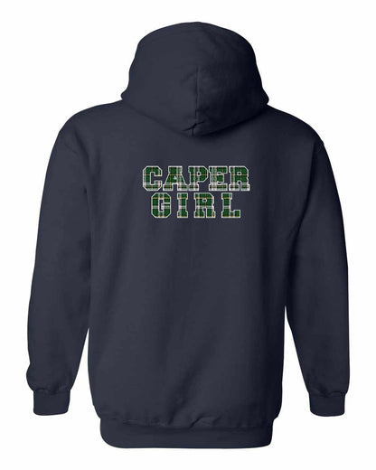 Caper Girl Left Chest and Back Pullover Hoodie