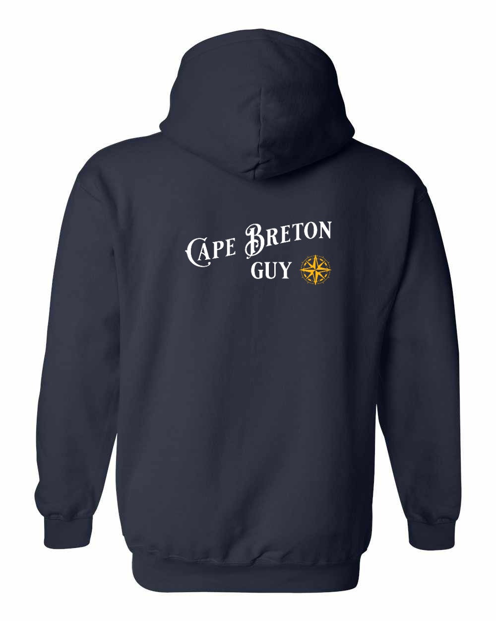 CB Guy Yellow Compass Left Chest and Back Pullover Hoodie - Unisex