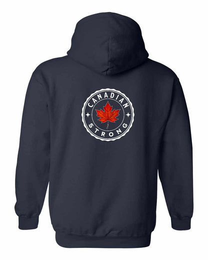Canadian Strong Leaf Left Chest and Back Pullover