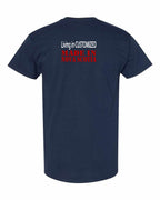 Living in Custom Made in NS Left Chest and Back Men's tee