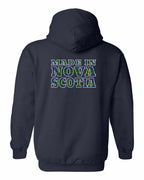 Made In NS ( Tartan Lettering) Left Chest and Back Pullover Hoodie - Unisex