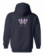 NFLD Lupins Left Chest and Back Pullover Hoodie - Unisex