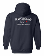 NFLD Girl Forever and Always Left Chest & Back Pullover Hoodie - Unisex