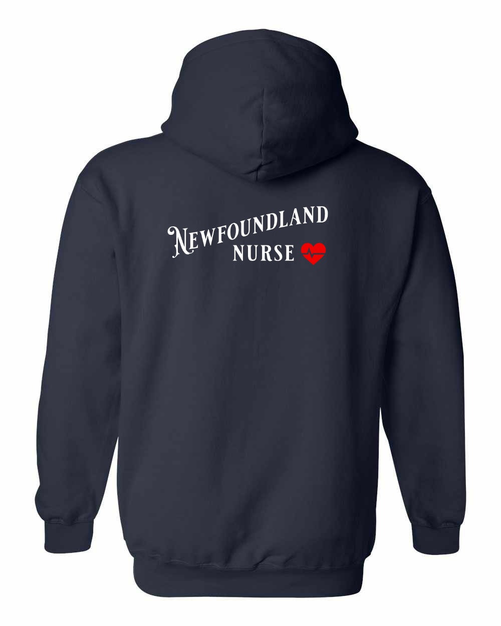 NFLD Nurse Left Chest and Back Pullover Hoodie - Unisex