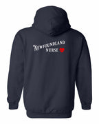 NFLD Nurse Left Chest and Back Pullover Hoodie - Unisex