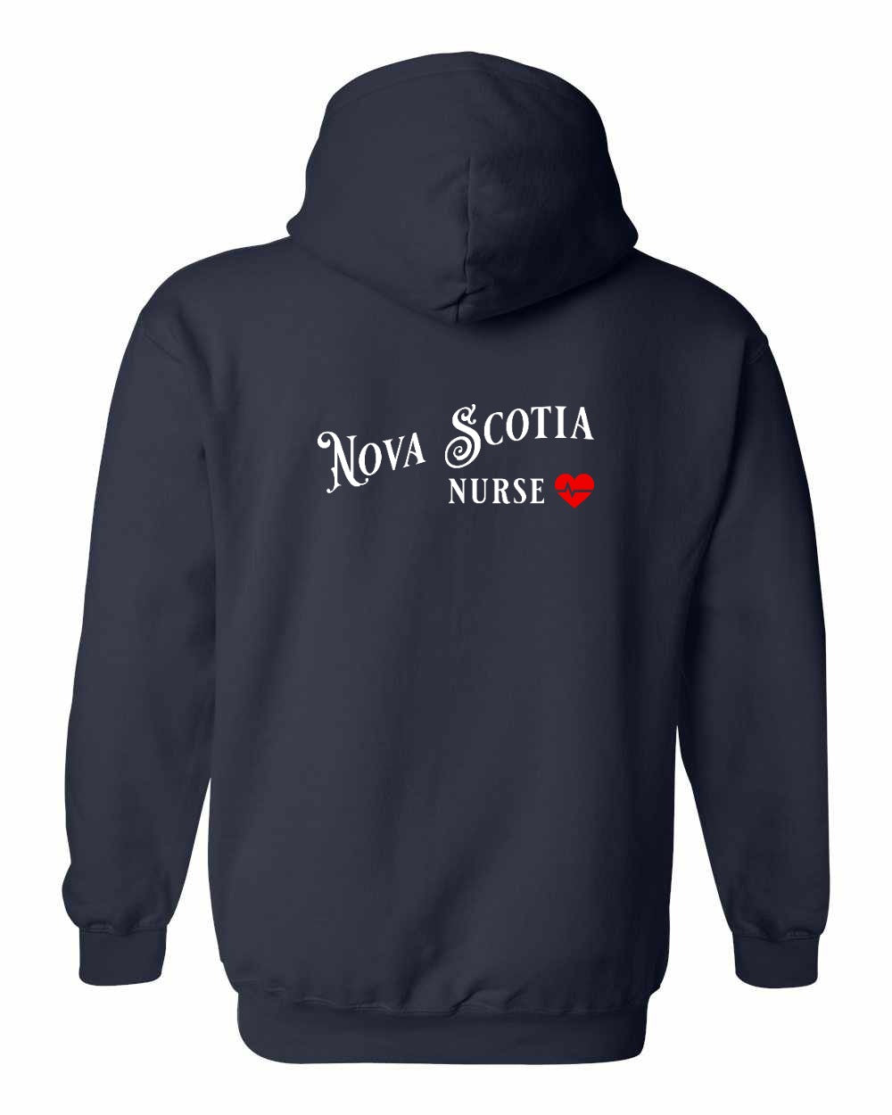 Nova Scotia Nurse Left Chest and Back pullover