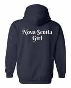 NS Girl Heart Dot Left Chest & Back Pullover Hoodie - Unisex