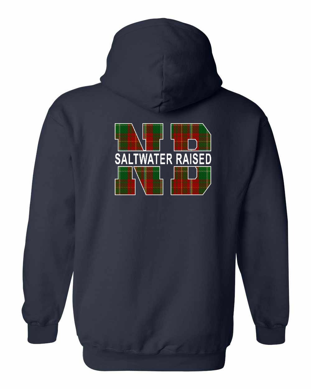 New Brunswick Saltwater Raised Left Chest and Back Pullover Hoodie