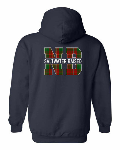 New Brunswick Saltwater Raised Left Chest and Back Pullover Hoodie