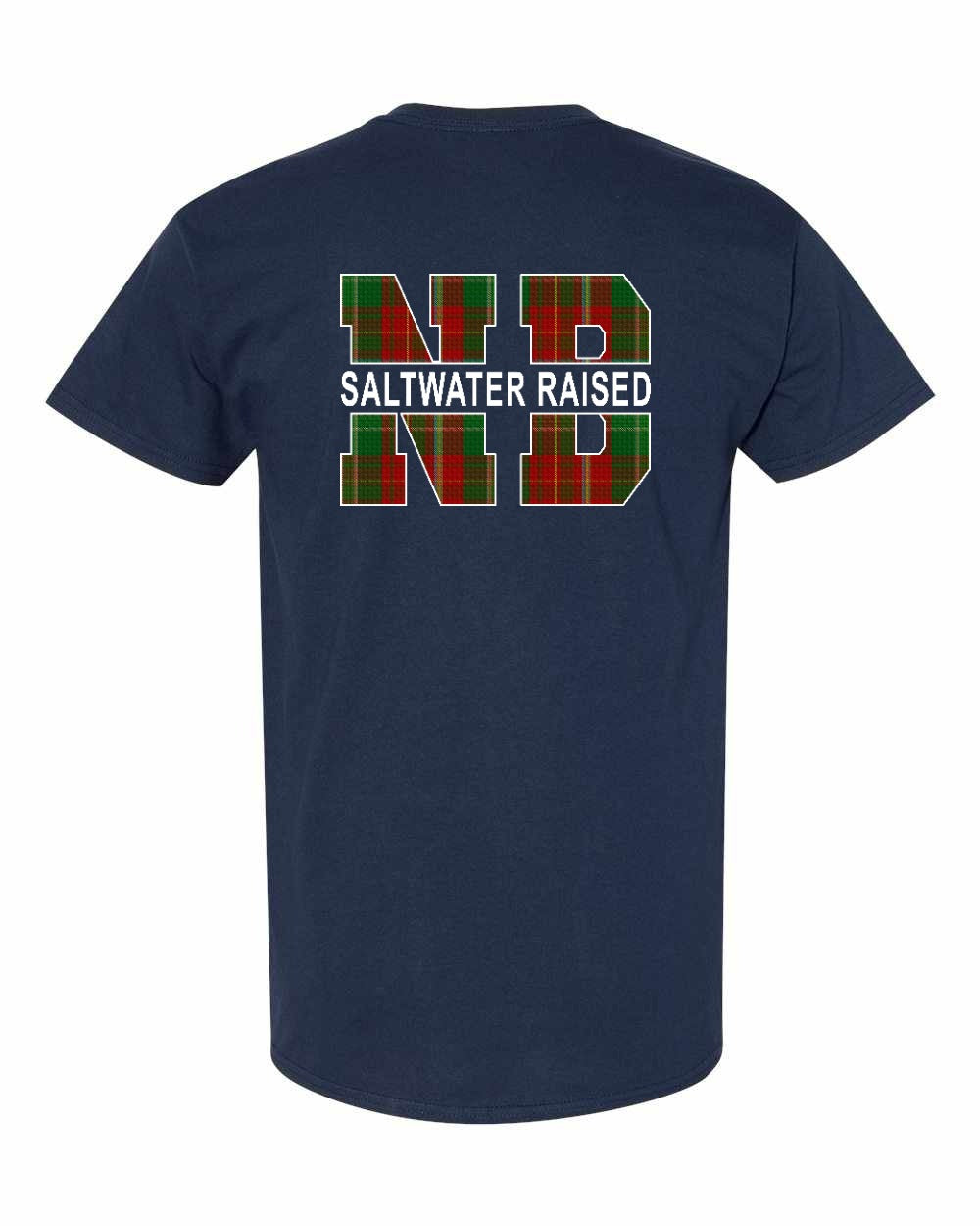 NB Saltwater Raised Left Chest and Back Men's Tee Printed NOT STITCHED