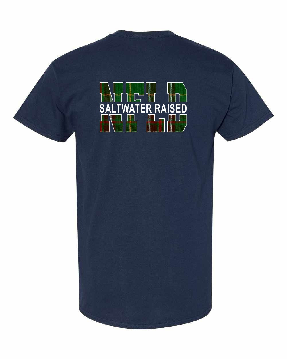 NFLD Saltwater Raised Left Chest and Back Men's Tee