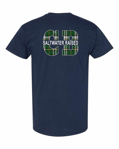 Saltwater Raised Left Chest and Back Men's Tee