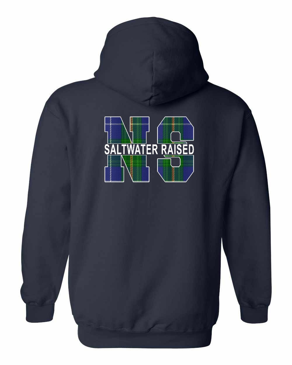 Saltwater Raised NS Left Chest and Back Pullover Hoodie - Unisex