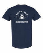NB Octopus Left Chest and Back Men's Tee