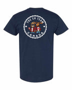 Eh Team! Left Chest & Back Men's Tee - Gildan Canada (sewn Internationally)