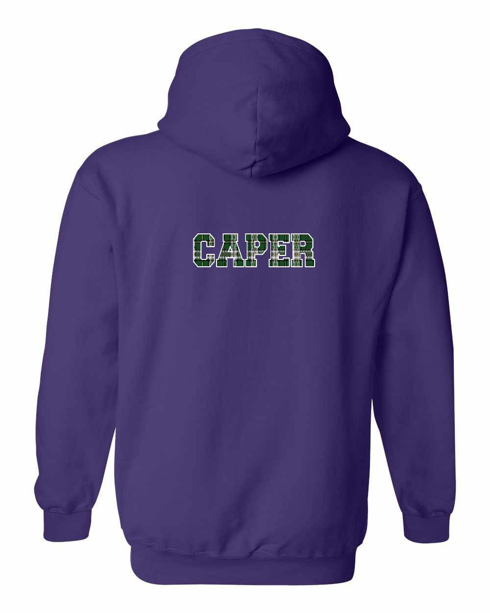Caper Left Chest and Back Pullover Hoodie - Unisex